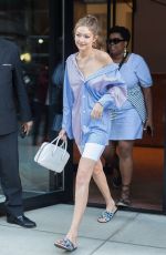 GIGI HADID Out and About in New York 09/04/2018