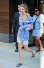 GIGI HADID Out and About in New York 09/04/2018