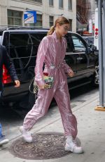 GIGI HADID Out and About in New York 09/08/2018