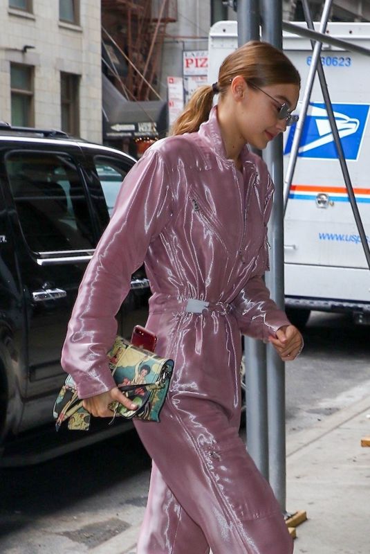 GIGI HADID Out and About in New York 09/08/2018