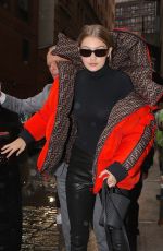 GIGI HADID Out and About in New York 09/10/2018
