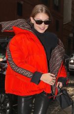 GIGI HADID Out and About in New York 09/10/2018