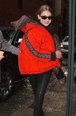 GIGI HADID Out and About in New York 09/10/2018