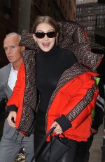 GIGI HADID Out and About in New York 09/10/2018