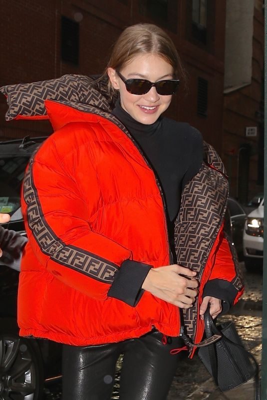 GIGI HADID Out and About in New York 09/10/2018