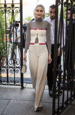 GIGI HADID Out at Milan Fashion Week 09/21/2018