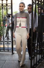GIGI HADID Out at Milan Fashion Week 09/21/2018