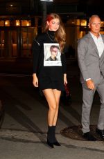 GIGI HADID Out for Dinner in New York 09/06/2018