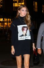 GIGI HADID Out for Dinner in New York 09/06/2018