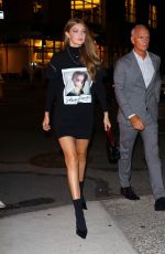 GIGI HADID Out for Dinner in New York 09/06/2018