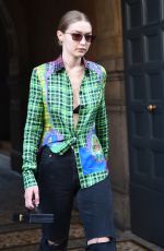 GIGI HADID Out in Milan 09/21/2018