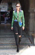 GIGI HADID Out in Milan 09/21/2018