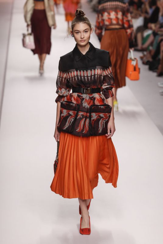 GRACE ELIZABETH at Fendi Runway Show at MFW in Milan 09/20/2018