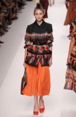 GRACE ELIZABETH at Fendi Runway Show at Milan Fashion Week 09/20/2018