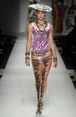 GRACE ELIZABETH at Moschino Runway Show at Milan Fashion Week 09/20/2018