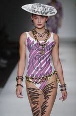 GRACE ELIZABETH at Moschino Runway Show at Milan Fashion Week 09/20/2018