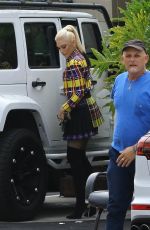 GWEN STEFANI Leaves Recording Studio in Hollywood 09/04/2018