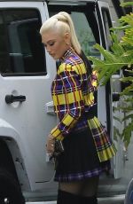 GWEN STEFANI Leaves Recording Studio in Hollywood 09/04/2018