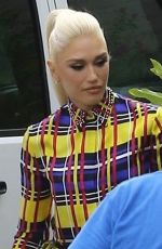 GWEN STEFANI Leaves Recording Studio in Hollywood 09/04/2018