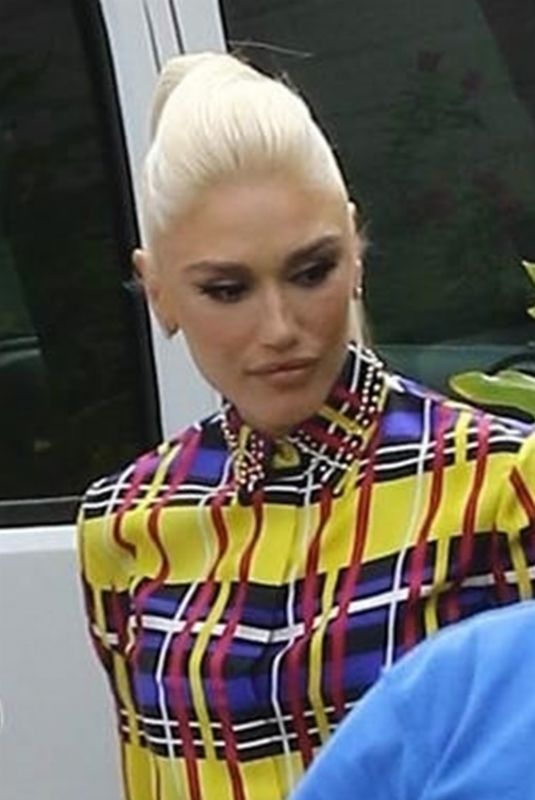 GWEN STEFANI Leaves Recording Studio in Hollywood 09/04/2018