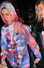 HAILEY BALDWIN and Justin Bieber Leaves Staarbucks in New York 09/15/2018