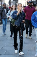HAILEY BALDWIN and Justin Bieber Out in London 09/17/2018