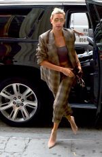 HAILEY BALDWIN Arrives at a Business Meeting in New York 09/07/2018