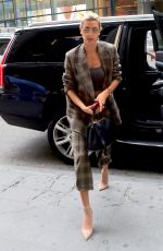 HAILEY BALDWIN Arrives at a Business Meeting in New York 09/07/2018