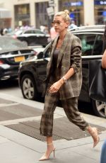 HAILEY BALDWIN Arrives at a Business Meeting in New York 09/07/2018