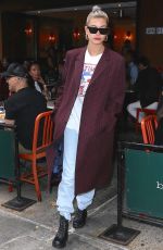 HAILEY BALDWIN Out at New York Fashion Week 09/08/2018