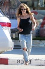 HALLE BERRY in Ripped Denim Out in Hollywood 09/06/2018