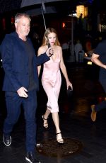 HALSTON SAGE Out at New York Fashion Week 09/08/2018