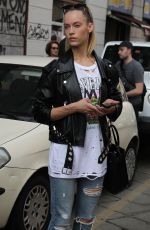 HANNAH FERGUSON Out and About in Milan 09/19/2018