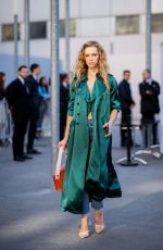 HANNAH FERGUSON Out at Paris Fashion Week 09/27/2018