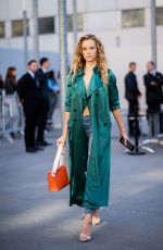 HANNAH FERGUSON Out at Paris Fashion Week 09/27/2018