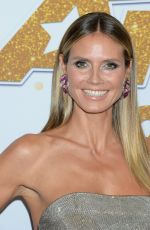 HEIDI KLUM at America’s Got Talent, Season 13 Live Show in Hollywood 09/11/2018
