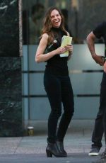 HILARY SWANK on the Set Fatale in Los Angeles 09/18/2018