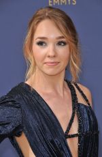 HOLLY TAYLOR at Emmy Awards 2018 in Los Angeles 09/17/2018