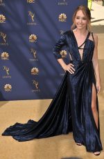 HOLLY TAYLOR at Emmy Awards 2018 in Los Angeles 09/17/2018