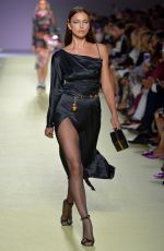IRINA SHAYK at Versace Runway Show at MFW in Milan 09/21/2018