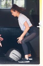 IRINA SHAYK Working Out at a Gym in Los Angeles 09/25/2018