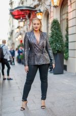 ISKRA LAWRENCE Out and About in Paris 09/27/2018