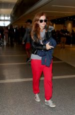 ISLA FISHER at Los Angeles International Airport in Los Angeles 09/28/2018