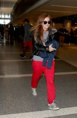ISLA FISHER at Los Angeles International Airport in Los Angeles 09/28/2018