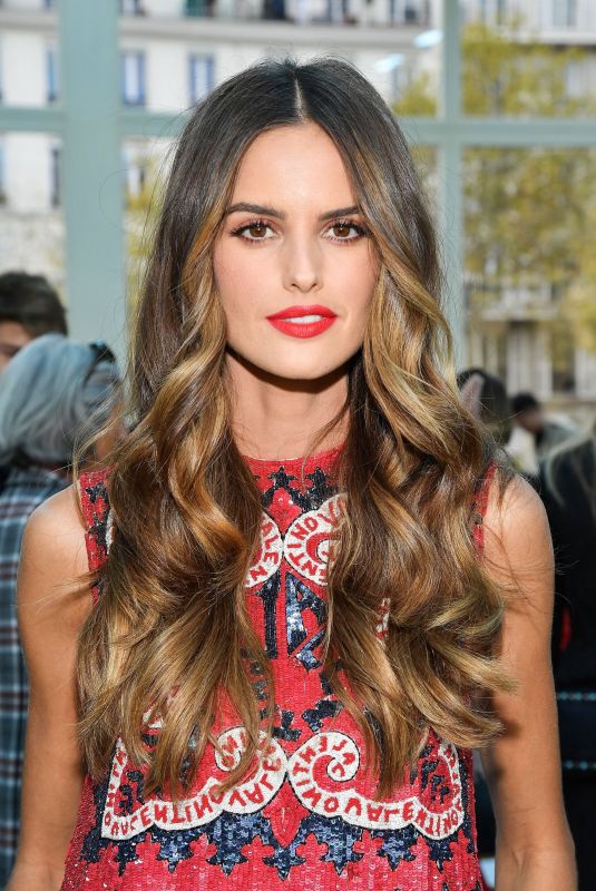 IZBEL GOULART at Valentino Fashion Show at PFW in Paris 09/30/2018