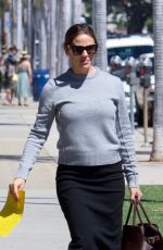 JENNIFER GARNER Arrives at Sunday Church Services in Pacific Palisades 09/16/2018