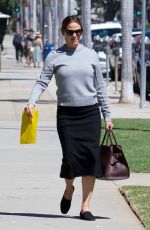 JENNIFER GARNER Arrives at Sunday Church Services in Pacific Palisades 09/16/2018