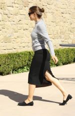 JENNIFER GARNER Arrives at Sunday Church Services in Pacific Palisades 09/16/2018