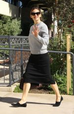JENNIFER GARNER Arrives at Sunday Church Services in Pacific Palisades 09/16/2018
