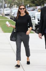 JENNIFER GARNER at a Church in Pacific Palisades 09/23/2018